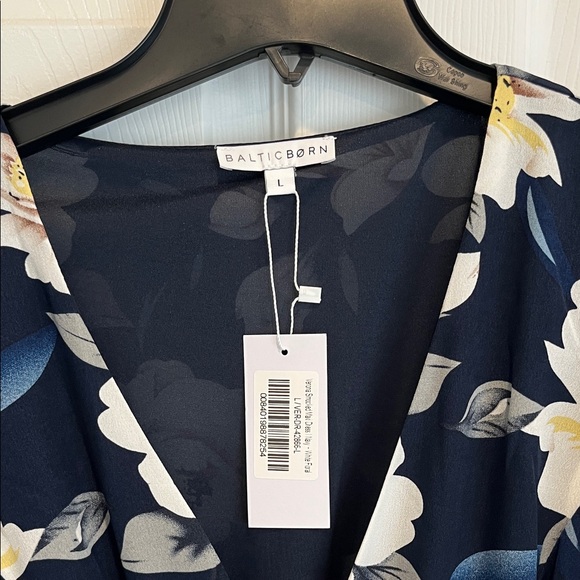 Baltic Born Navy and White Floral Maxi Dress - Picture 2 of 10